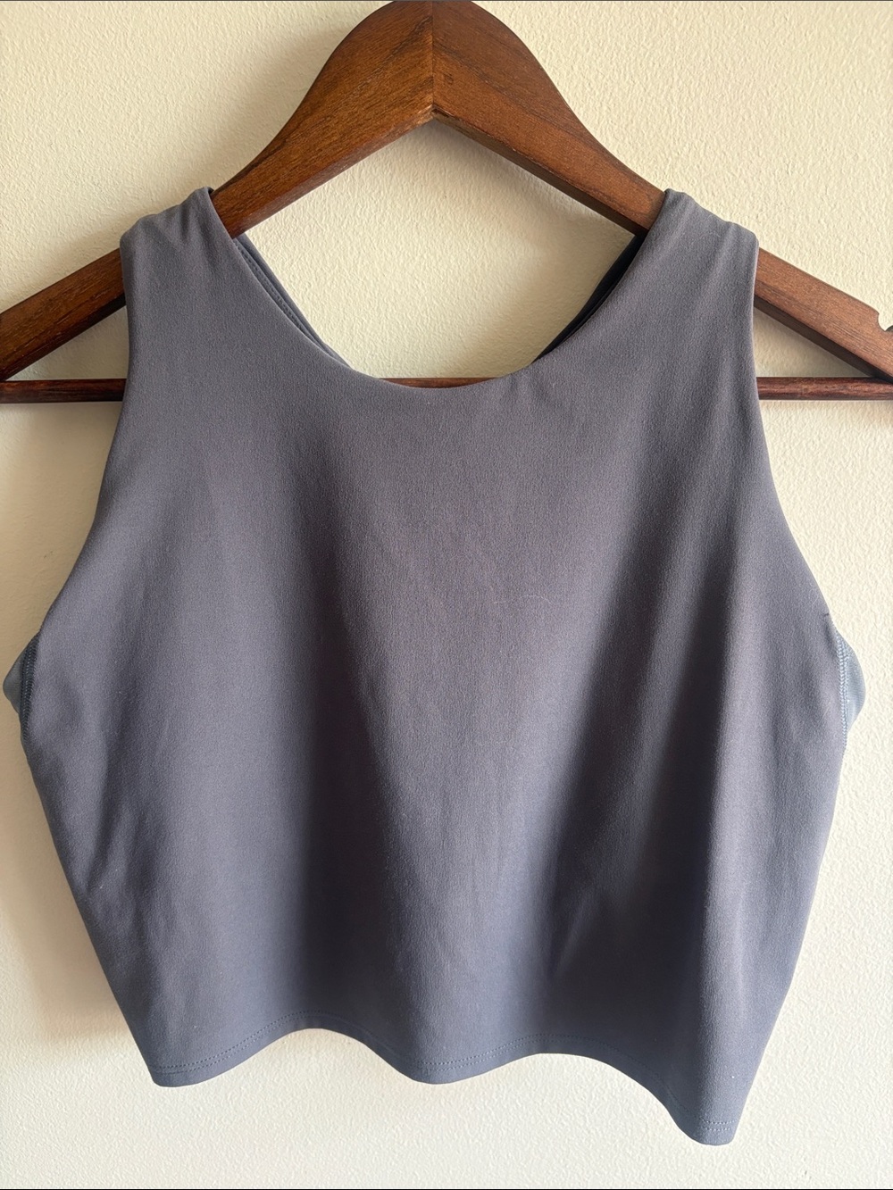 Avia‎ Gray High Neck Longline Sports Bra Mesh Panel XL